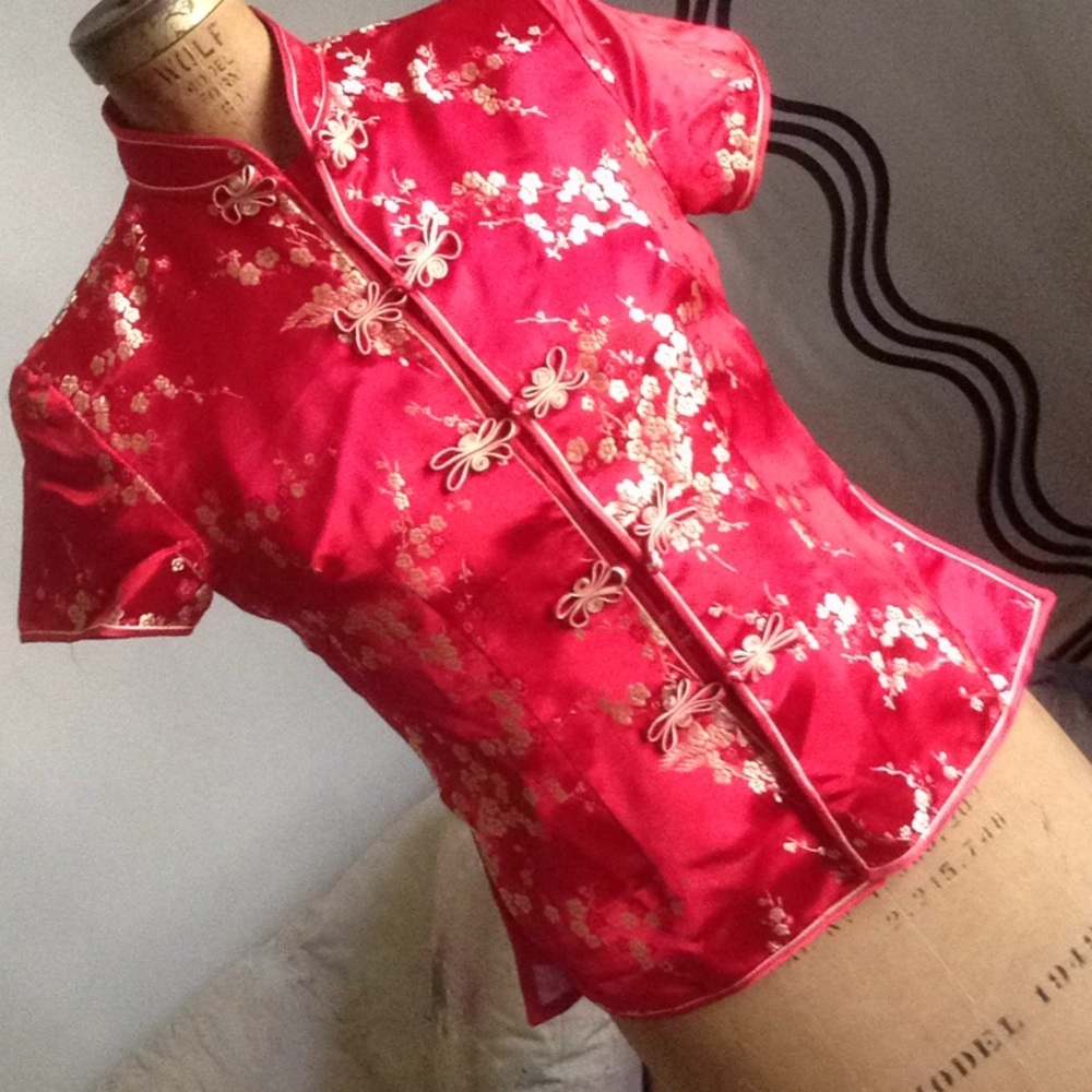 Silk jacquard jacket